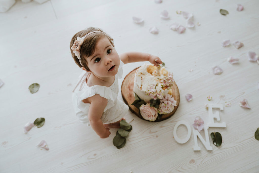 Fotografo Bambini Toscana Con Smash Cake: Ginevra